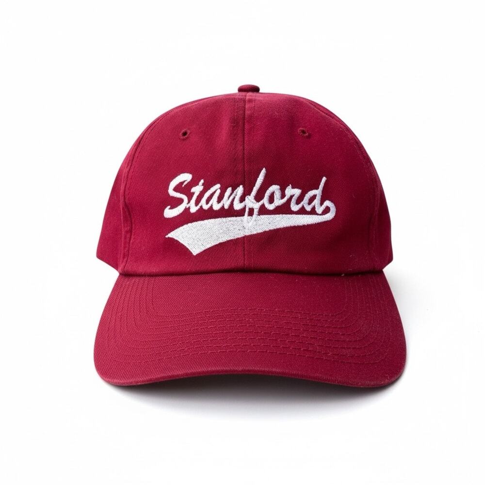 Vintage Stanford University Red Snapback Hat Adjustable Cap